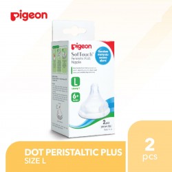 Pigeon Peristaltic Plus Nipple L for Wide Neck...